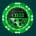 CD22 Game mobile app interface showing casino style earning games and prediction gameplay screen